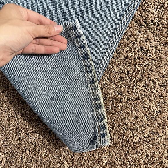 Vintage Levis 505 Jeans Mens 38x30 Light Wash Denim Regular Fit Straight Leg 90s - Picture 4 of 12